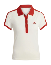 Tennispolo Adidas Women Heritage Chalk White Slim Fit