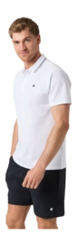 Tennispolo Björn Borg Men Ace Polo Shirt Brilliant White