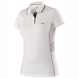 Tennispolo HEAD Club W Technical White Black