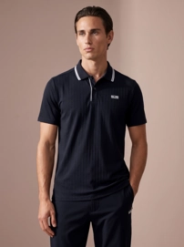 Tennispolo Sjeng Sports Men Cato Dark Blue Regular Fit