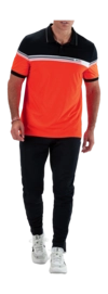 Tennispoloshirt Sjeng Sports Clarkson Herren Bright Tangerine
