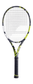 Raquette de Tennis Babolat Pure Aero S Gris Jaune Blanc (Cordé)