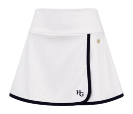 Tennisrok House of Gravity Women Active Line Skirt White Rib X Blue