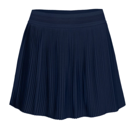 Tennisrok The Indian Maharadja Women Fine Pleated Skirt Navy Comfortabele fit