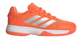 Tennisschoen Adidas Kids Ubersonic Lucid Orange / Silver Metallic / Cloud White Hardcourt