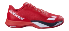 Tennisschoen Babolat Men Jet Mach 4 All Court Cherry Tomato/White Matryx