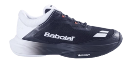 Tennisschoen Babolat Men SFX 4 Clay Black/Illusion Blue Ortholite