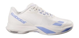 Tennisschoen Babolat Women Jet Mach 4 All Court Cream/Lavender Michelin Premium-rubber