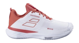 Tennisschoen Babolat Women SFX Evo All Court White/Terra Cotta
