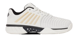 Tennisschoen K Swiss Men Express Light 3 Clay Blanc De Blanc/Moonless Night/Gold Aösta 7.0