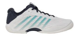 Tennisschoen K Swiss Men Hypercourt Express 3 Blanc/Carbon/Baltic Hardcourt