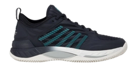 Tennisschoen K Swiss Men Hypercourt Supreme 2 Clay Carbon/Blanc/Baltic Surgelite