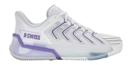 Tennisschoen K-Swiss Women Ultrashot 4 Clay White/Lunar Rock/Purple Haze