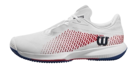 Tennisschoen Wilson Men Kaos Swift 1.5 White Deja Vu Blue Wilson Red