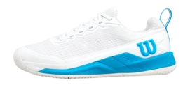 Tennisschoen Wilson Men Rush Pro 4.5 White/White/Atomic Blue
