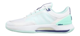 Tennisschoen Wilson Women Intrigue Tour White / Bay / Skipper Blue Hardcourt Gravel