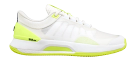 Tennisschoen Wilson Women Intrigue Tour White / Safety Yellow / Navy Blazer