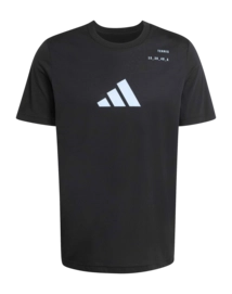 Tennisshirt Adidas Men Category Graphic Black Regular Fit