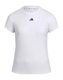 Tennisshirt Adidas Women Freelift Tee White Regular Fit