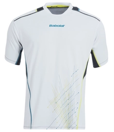 Tennisshirt Babolat Crew Neck Perf M White