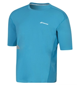 Tennisshirt Babolat Flag Core Men Petrol Blue