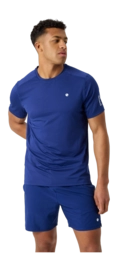 Tennisshirt Björn Borg Men Ace Mesh Panel Blue Depths