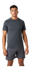 Tennisshirt Björn Borg Men Ace Mesh Panel T-Shirt Asphalt