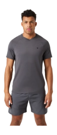 Tennisshirt Björn Borg Men Ace V-Neck Asphalt