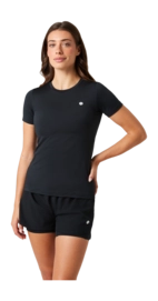 Tennisshirt Björn Borg Women Ace Slim T-Shirt Black Beauty