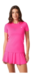 Tennisshirt Björn Borg Women Ace Slim T-Shirt Pink Glo
