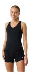 Tennisshirt Björn Borg Women Ace V Neck Tank Top Black Beauty
