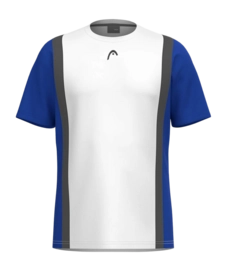 Tennisshirt HEAD Boys Club 25 Tech T-Shirt Royal Blue/White