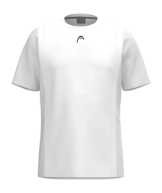 Tennisshirt HEAD Boys Club 25 Tech T-Shirt White