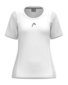 Tennisshirt HEAD Girls Club 25 Tech T-Shirt White