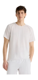 Tennisshirt New Balance Men TNMT Top White