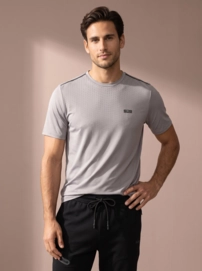 Tennisshirt Sjeng Sports Men Navarro Sterling Regular fit