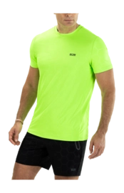 Tennisshirt Sjeng Sports Nero Herren Shocking Green