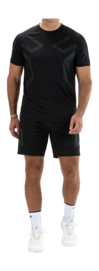 Tennisshirt Sjeng Sports Nielson Herren Black