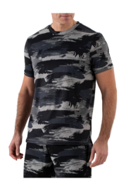 Tennisshirt Sjeng Sports Men Norbert Black Regular Fit