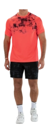 Tennisshirt Sjeng Sports Notting Herren Fiery Coral