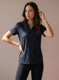 Tennisshirt Sjeng Sports Women Istria Dark Blue Regular Fit