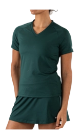 Tennisshirt Sjeng Sports Women Izzie Retro Green