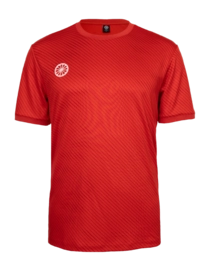 Tennisshirt The Indian Maharadja Men Pique Printed Tee Ruby Red Dry Touch