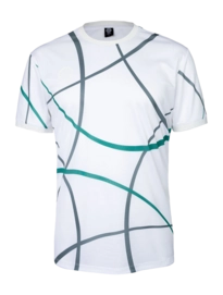 Tennisshirt The Indian Maharadja Men Pique Smash Tee Lush Green Print Dry Touch