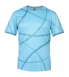 Tennisshirt The Indian Maharadja Men Pique Smash Tee Surf Blue Dry Touch