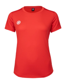 Tennisshirt The Indian Maharadja Women Agility Round Neck Tee Ruby Red Cool Ctrl