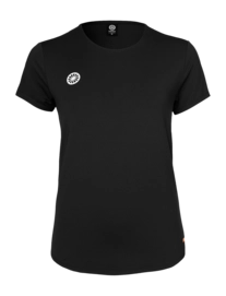 Tennisshirt The Indian Maharadja Women Breeze Round Neck Tee Black 4-way stretch