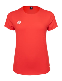 Tennisshirt The Indian Maharadja Women Breeze Round Neck Tee Ruby Red Regular Fit