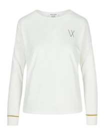 Tennisshirt Vieux Jeu Women May Top White