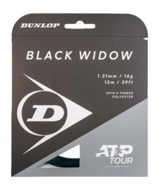 Tennissnaar Dunlop Black Widow 16G Black 1.31mm/12m 2026
